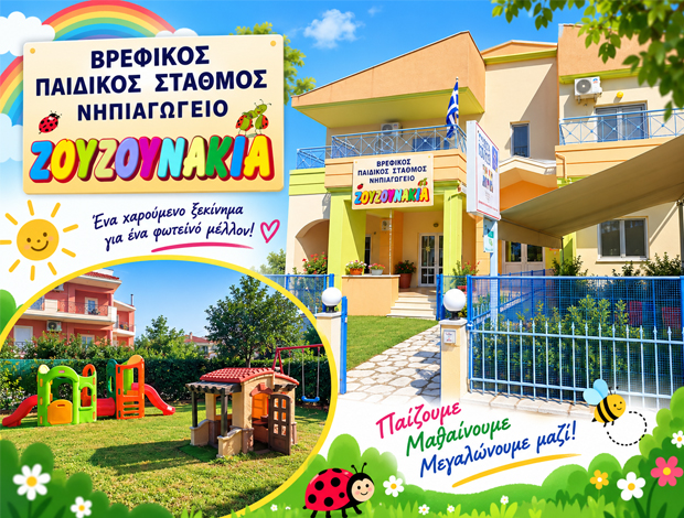 ΒΡΕΦΟΝΗΠΙΑΚΟΣ – ΠΑΙΔΙΚΟΣ ΣΤΑΘΜΟΣ ΑΡΤΑ  “ΖΟΥΖΟΥΝΑΚΙΑ”  ΔΕΛΛΑ ΕΙΡΗΝΗ & ΣΙΑ ΕΕ