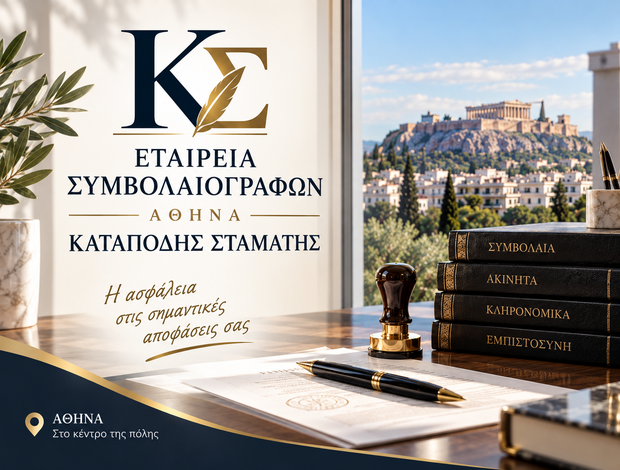 ΕΤΑΙΡΕΙΑ ΣΥΜΒΟΛΑΙΟΓΡΑΦΩΝ ΑΘΗΝΑ ΚΑΤΑΠΟΔΗΣ ΣΤΑΜΑΤΗΣ