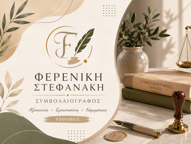 ΣΥΜΒΟΛΑΙΟΓΡΑΦEIΟ ΡΕΘΥΜΝΟ ΣΤΕΦΑΝΑΚΗ ΦΕΡΕΝΙΚΗ