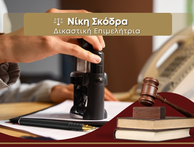 ΔΙΚΑΣΤΙΚΟΣ ΕΠΙΜΕΛΗΤΗΣ ΓΡΕΒΕΝΑ ΣΚΟΔΡΑ ΝΙΚΗ