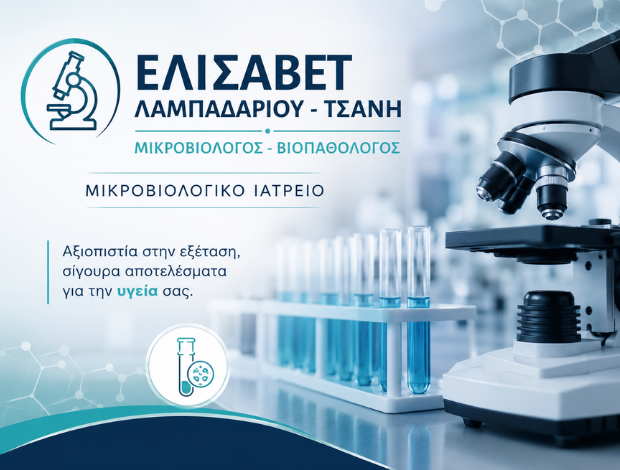 ΜΙΚΡΟΒΙΟΛΟΓΙΚΟ ΙΑΤΡΕΙΟ ΑΙΓΙΟ  ΛΑΜΠΑΔΑΡΙΟΥ – ΤΣΑΝΗ ΕΛΙΣΑΒΕΤ