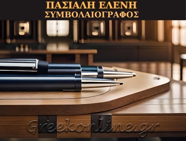 ΣΥΜΒΟΛΑΙΟΓΡΑΦΟΣ ΝΙΓΡΙΤΑ ΣΕΡΡΩΝ ΠΑΣΙΑΛΗ ΕΛΕΝΗ