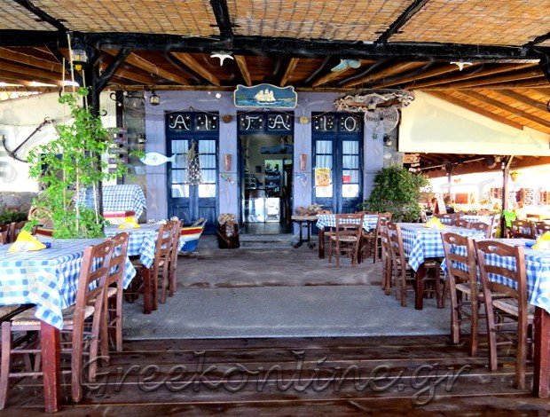 ΕΣΤΙΑΤΟΡΙΟ – ΤΑΒΕΡΝΑ  ΣΚΑΛΑ ΕΡΕΣΟΥ ΛΕΣΒΟΣ “ΑΙΓΑΙΟ”  ΓΙΑΝΝΑΚΕΛΟΣ ΘΕΟΔΩΡΟΣ