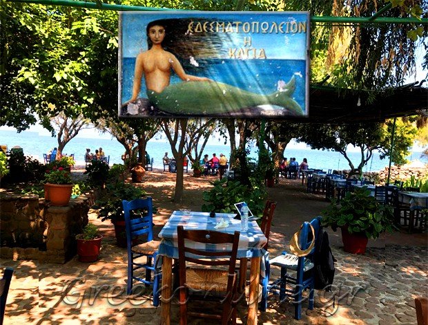 ΤΑΒΕΡΝΑ – ΕΣΤΙΑΤΟΡΙΟ  ΠΑΡΑΛΙΑ ΚΑΓΙΑΣ ΣΥΚΑΜΙΝΙΑ ΛΕΣΒΟΥ  “Η ΚΑΓΙΑ”  ΜΠΑΡΛΙΚΑ ΓΙΑΝΝΟΥΛΑ