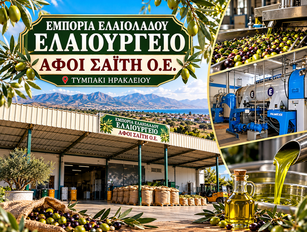 ΕΛΑΙΟΥΡΓΕΙΟ ΤΥΜΠΑΚΙ ΗΡΑΚΛΕΙΟΥ  ΑΦΟΙ ΣΑΪΤΗ ΟΕ