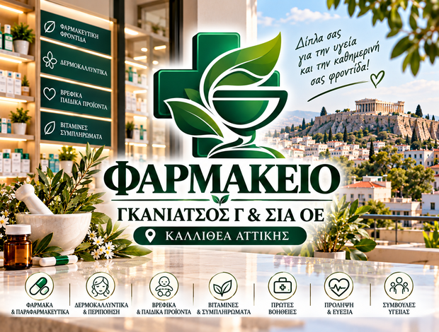 ΦΑΡΜΑΚΕΙΟ ΚΑΛΛΙΘΕΑ ΓΚΑΝΙΑΤΣΟΣ Γ & ΣΙΑ ΟΕ