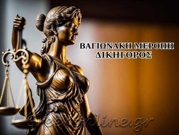 ΔΙΚΗΓΟΡΟΣ ΧΑΝΙΑ ΒΑΓΙΩΝΑΚΗ ΜΕΡΟΠΗ