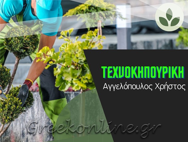 ΚΑΤΑΣΚΕΥΗ – ΣΥΝΤΗΡΗΣΗ ΚΗΠΩΝ  ΔΙΑΚΟΠΤΟ ΑΧΑΪΑΣ  “ΤΕΧΝΟΚΗΠΟΥΡΙΚΗ”  ΑΓΓΕΛΟΠΟΥΛΟΣ ΧΡΗΣΤΟΣ