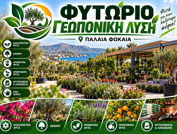 ΦΥΤΩΡΙΟ ΠΑΛΑΙΑ ΦΩΚΑΙΑ “ΓΕΩΠΟΝΙΚΗ ΛΥΣΗ”