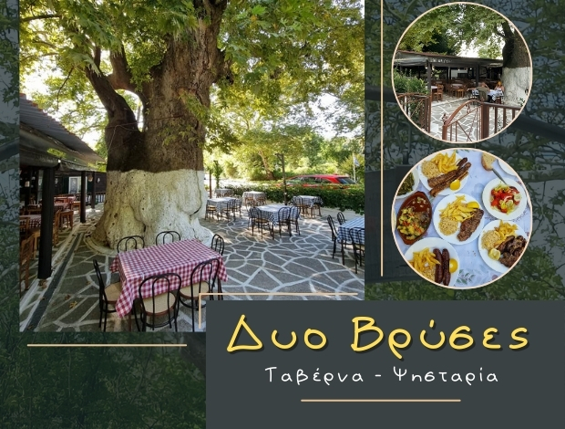 ΤΑΒΕΡΝΑ ΑΚΡΟΒΟΥΝΙ ΚΑΒΑΛΑΣ “ΔΥΟ ΒΡΥΣΕΣ”