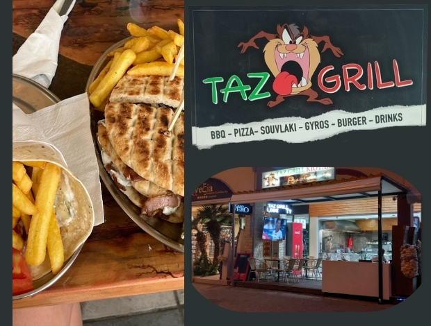 ΨΗΤΟΠΩΛΕΙΟ ΚΙΟΤΑΡΙ ΡΟΔΟΣ “TAZ GRILL KIOTARI” HUSI ERNIS RAIF