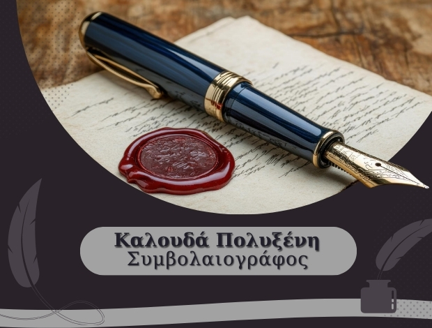 ΣΥΜΒΟΛΑΙΟΓΡΑΦΟΣ ΝΙΚΑΙΑ ΚΑΛΟΥΔΑ ΠΟΛΥΞΕΝΗ