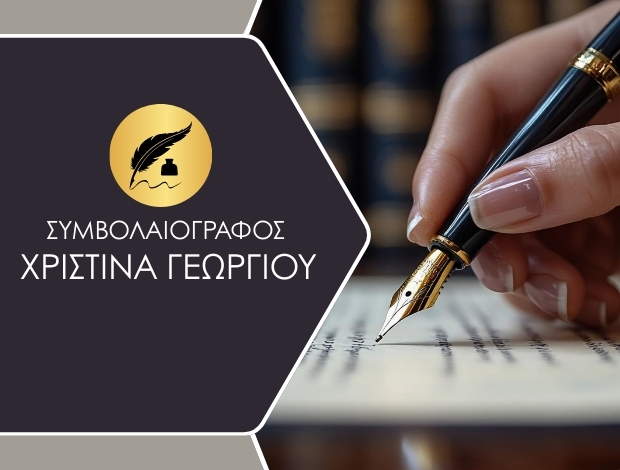 ΣΥΜΒΟΛΑΙΟΓΡΑΦΟΣ ΣΤΥΛΙΔΑ ΓΕΩΡΓΙΟΥ ΧΡΙΣΤΙΝΑ