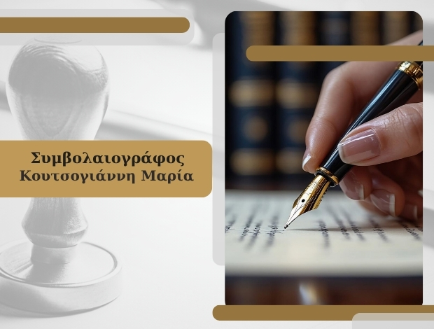 ΣΥΜΒΟΛΑΙΟΓΡΑΦΟΣ ΑΘΗΝΑ ΚΕΝΤΡΟ ΚΟΥΤΣΟΓΙΑΝΝΗ ΜΑΡΙΑ