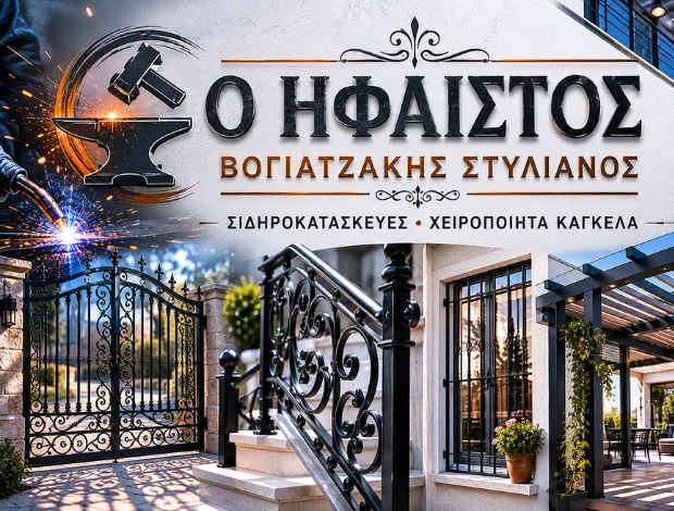 ΣΙΔΗΡΟΚΑΤΑΣΚΕΥΕΣ ΝΕΑ ΕΡΥΘΡΑΙΑ “Ο ΗΦΑΙΣΤΟΣ” ΒΟΓΙΑΤΖΑΚΗΣ ΣΤΥΛΙΑΝΟΣ