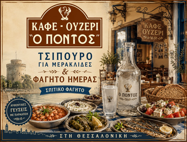 ΚΑΦΕ ΟΥΖΕΡΙ ΘΕΣΣΑΛΟΝΙΚΗ ΚΕΝΤΡΟ “Ο ΠΟΝΤΟΣ” ΣΗΜΑΙΟΦΟΡΙΔΟΥ ΕΛΙΣΑΒΕΤ