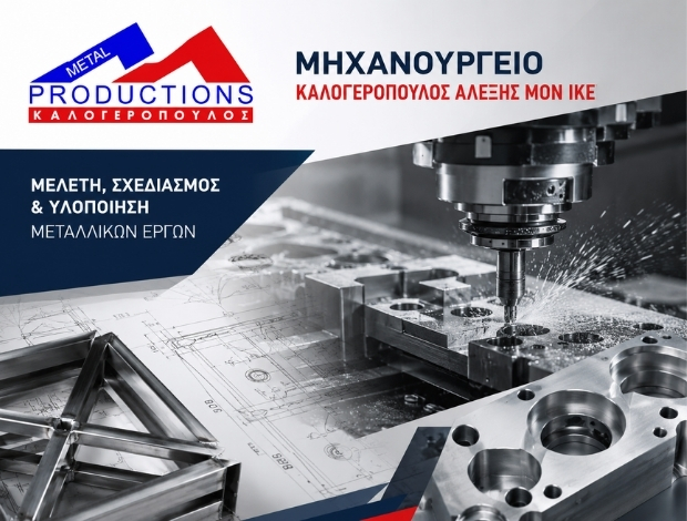 ΜΕΤΑΛΛΙΚΕΣ ΚΑΤΑΣΚΕΥΕΣ ΠΑΤΡΑ “METAL PRODUCTIONS” ΚΑΛΟΓΕΡΟΠΟΥΛΟΣ ΑΛΕΞΗΣ ΜΟΝ ΙΚΕ
